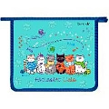 Папка для тетрадей А5 на молнии "Fantastic cats"|Оф|DV-14014-10