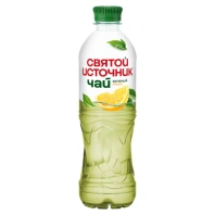 Чай холодный зеленый СВЯТОЙ ИСТОЧНИК со вкусом лимона 0,5 л, ш/к 02274, SF000295 Чай холодный зеленый СВЯТОЙ ИСТОЧНИК со вкусом лимона 0,5 л, ш/к 02274, SF000295