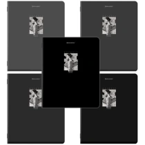 Тетради ДЭК А5 48 л. КОМПЛЕКТ 5 шт. BRAUBERG, скоба, клетка, SoftTouch, "PURPOSE", 404914