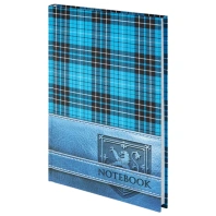 Блокнот А5 (135х206 мм), 96 л., твердый переплет, ламинированная обложка, клетка, BRAUBERG, "Шотландка", 123248 Блокнот А5 (135х206 мм), 96 л., твердый переплет, ламинированная обложка, клетка, BRAUBERG, "Шотландка", 123248