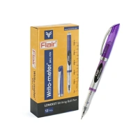 Ручка шар. синяя  "Flair" WRITO-METER, пластик, 0,6мм|Оф|048384|F-743/син.