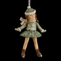 Украшение ErichKrause Decor Фигуристка 12см Украшение ErichKrause Decor Фигуристка 12см