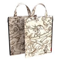 Папка текстильная на молнии, вертикальная ErichKrause® с ручкой Astronomy, A4