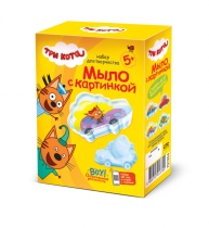 Набор для мыловарения "Три кота. Карамелька на машине"