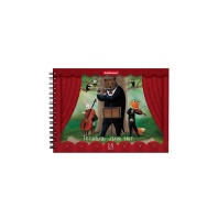 Тетрадь для нот А5 24л., гориз., гребень "Лесной ансамбль"