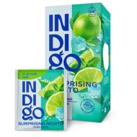 Чай INDIGO "Лайм-мята" зеленый, 24 пакетика в конвертах по 1,7 г, HERB0077 Чай INDIGO "Лайм-мята" зеленый, 24 пакетика в конвертах по 1,7 г, HERB0077