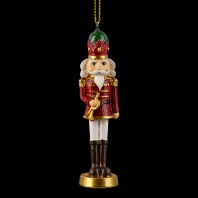 Украшение ErichKrause Decor Щелкунчик с трубой 11см Украшение ErichKrause Decor Щелкунчик с трубой 11см