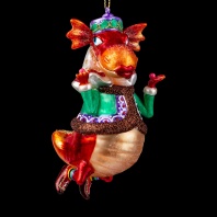 Украшение ErichKrause Decor Дракоша - Сердце Падишаха 15см, стекло