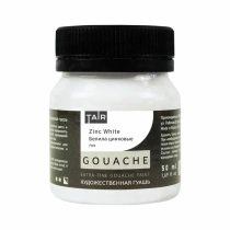 Гуашь художественная Таир 50мл белила  цинковые