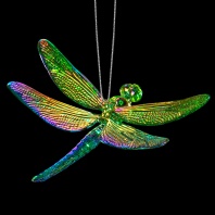 Украшение ErichKrause Decor Стрекоза перламутр 14см