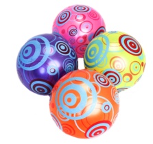 Мяч детский 22см "Веселье-1" ассорти НЕ НАДУТЫЙ