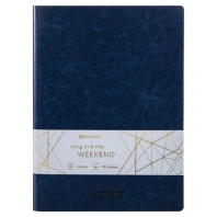 Тетрадь 60 л. в клетку обложка гладкий кожзам, сшивка, B5 (179х250мм), ТЕМНО-СИНИЙ, BRAUBERG VIVA, 403897 Тетрадь 60 л. в клетку обложка гладкий кожзам, сшивка, B5 (179х250мм), ТЕМНО-СИНИЙ, BRAUBERG VIVA, 403897