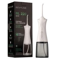Ирригатор для полости рта REVYLINE RL 220, емкость резервуара 0,3 л, 2 насадки, белый, 7943