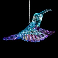 Украшение ErichKrause Decor Колибри перламутр 11см