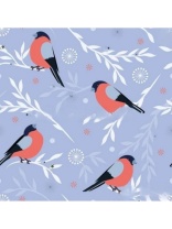 Набор подарочных коробок  3в1 "Снегири" 19х12х7,5-15х10х5см