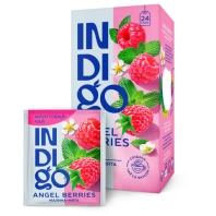 Чайный напиток INDIGO "Малина-мята", 24 пакетика в конвертах по 1,5 г, HERB0084 Чайный напиток INDIGO "Малина-мята", 24 пакетика в конвертах по 1,5 г, HERB0084