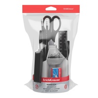 Набор настольный вращающийся пластиковый ErichKrause Mini Desk, Classic, белый