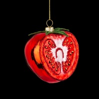 Украшение ErichKrause Decor Половинка томата 7см, стекло