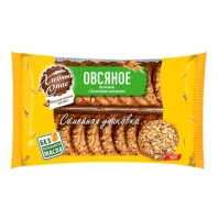 Печенье овсяное ХЛЕБНЫЙ СПАС "Злаковое ассорти" 500 г, 00-2228485