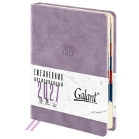 Ежедневник датированный 2027 B6 125х173мм GALANT Vivid, под кожу, сиреневый, 117864 Ежедневник датированный 2027 B6 125х173мм GALANT Vivid, под кожу, сиреневый, 117864