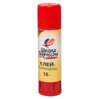 Клей-карандаш ЛУЧ "Школа творчества", 15 г, PVP основа, 29С 1736-08