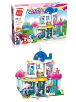 Конструктор пластм. Qman "Океанариум" 327 дет.  (упаковка не русифицирована)