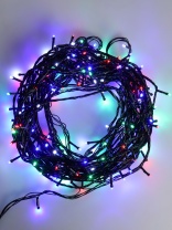 Гирлянда электрическая уличная 20м, 200LED неоновая 220 В, мультицвет