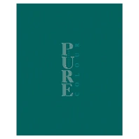 Тетрадь А5, 96 л., HATBER-ECO, скоба, офсет №2, ЭКОНОМ, клетка, обложка картон, PURE colour, "Малахит", 092126, 96Т5C1_34815