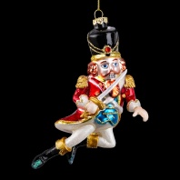 Украшение ErichKrause Decor Щелкунчик 15см, стекло Украшение ErichKrause Decor Щелкунчик 15см, стекло