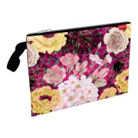 Папка текстильная на молнии ErichKrause Bouquet, A4