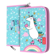 Пенал-книжка без наполнения ErichKrause 135x205x30мм Rainbow Skate