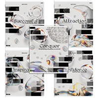 Тетради ДЭК А5 48 л. КОМПЛЕКТ 5 шт. BRAUBERG, скоба, клетка, глянцевый лак, "WHITE MAGICAL", 404945