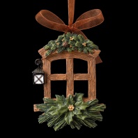 Украшение ErichKrause Decor Окно с омелой 9см Украшение ErichKrause Decor Окно с омелой 9см