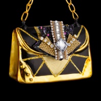 Украшение ErichKrause Decor Дамский клатч 12см, стекло