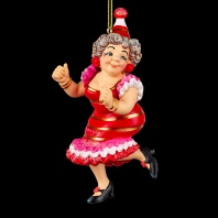 Украшение ErichKrause Decor Миссис Санта 11см