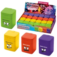 Точилка кросс-серия МОНСТРИКИ, с контейнером, корпус ассорти, BRAUBERG, 273235 Точилка кросс-серия МОНСТРИКИ, с контейнером, корпус ассорти, BRAUBERG, 273235