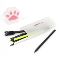 Пенал-тубус пласт. "Лапка" белый|Оф|057413|SR-15092WT