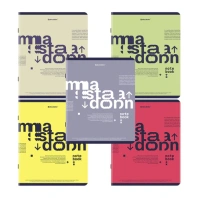 Тетради ДЭК А5 48 л. КОМПЛЕКТ 5 шт. BRAUBERG скоба, клетка, TWIN-лак, "Modern", 404919