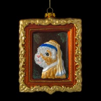 Украшение ErichKrause Decor Девушка с жемчужной сережкой 14см, стекло