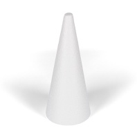 Пенопластовая заготовка Конус, 30см Пенопластовая заготовка Конус, 30см