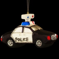 Украшение ErichKrause Полицейская машина 12.5см, стекло