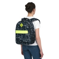 Ученический рюкзак ErichKrause EasyLine с двумя отделениями 20L Line Art