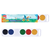 Краски акварельные FORUM "Зверята" 6 цветов, медовые, круглые кюветы, картонная коробка, FA-EV-006-Z Краски акварельные FORUM "Зверята" 6 цветов, медовые, круглые кюветы, картонная коробка, FA-EV-006-Z