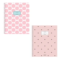 Тетрадь обложка пластик, А5 48л. гребень, клетка, HATBER, Горохи (микс в спайке), 092, 48Т5В1гр Тетрадь обложка пластик, А5 48л. гребень, клетка, HATBER, Горохи (микс в спайке), 092, 48Т5В1гр