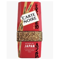 Кофе растворимый CARTE NOIRE "Japan" 90 г, стеклянная банка, сублимированный, 4071127