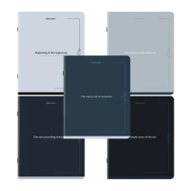 Тетради ДЭК А5 48 л. КОМПЛЕКТ 5 шт. BRAUBERG скоба, клетка, SoftTouch, "Vintage", 404909