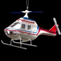 Украшение ErichKrause Decor Российский вертолет 17см, стекло