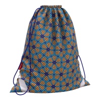 Мешок для обуви ErichKrause 365x440мм Blue&Orange Beads