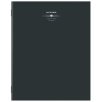 Тетрадь А5, 40 л., STAFF, скоба, клетка, офсет №2 ЭКОНОМ, обложка картон, ТЕМНАЯ, 405622