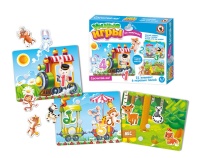 Игра на липучках "Сосчитай-ка!" 21 дет., 6 полей, 3+